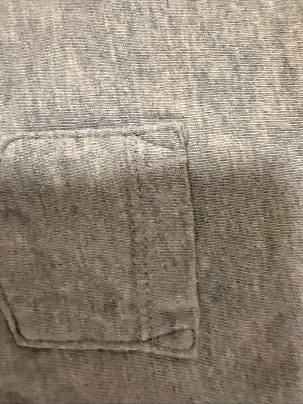 GAP Heather Light Blue Pocket Tee